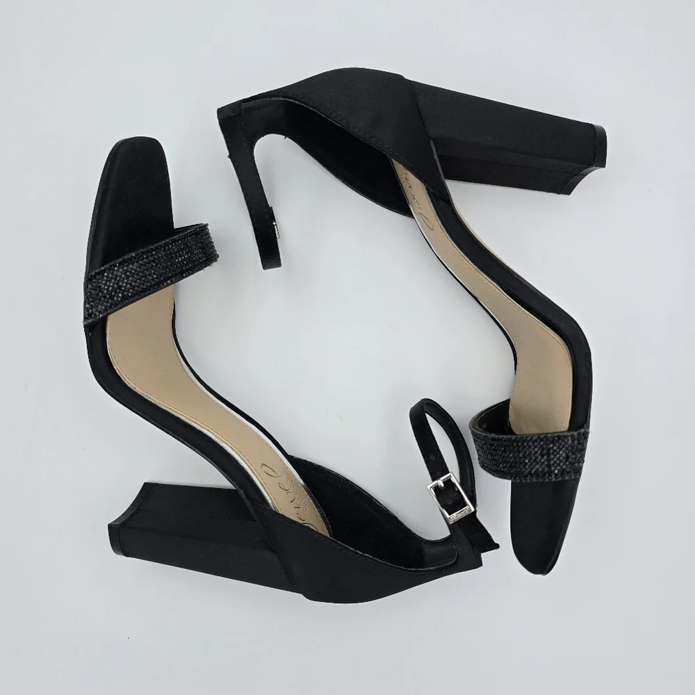 Jewel Badgley Mischka Women's Keshia III Heeled Sandals, Black, Women's 6.5 - Picture 15 of 16